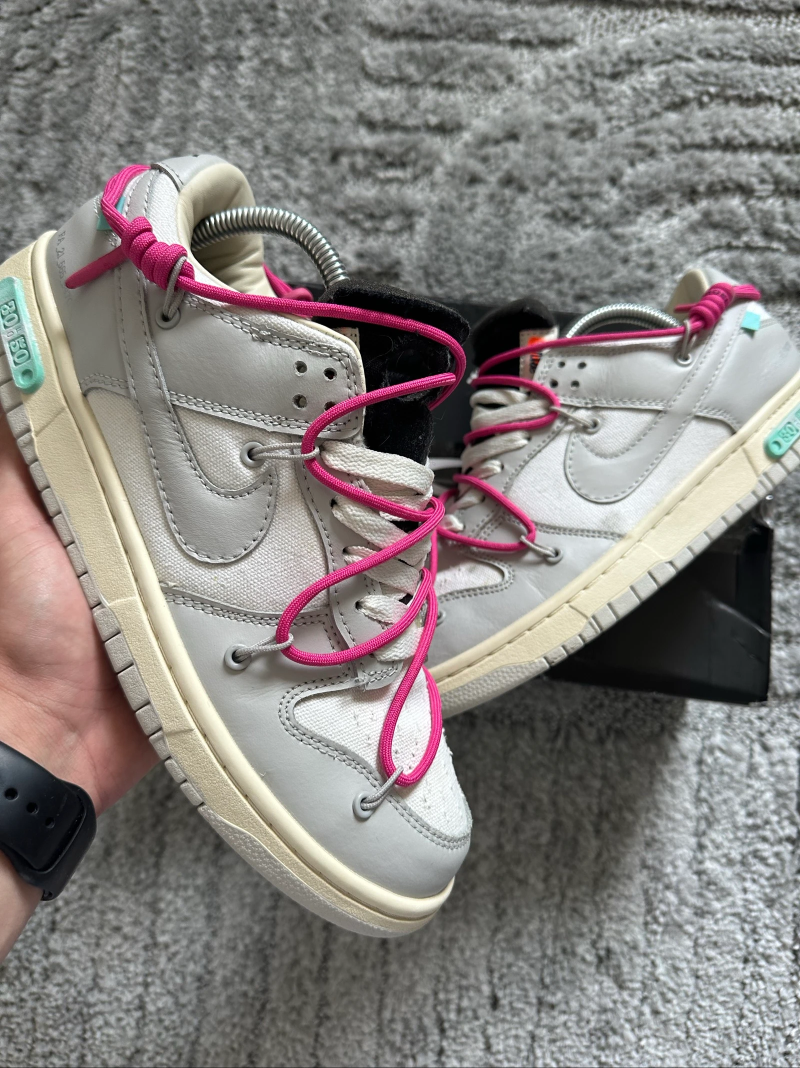 Nike x Off White | Nike Dunk Low x Off White Grey | Taille 42